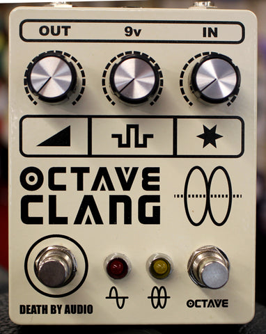 Death By Audio Octave Clang V2 Octave Transformer Guitar Effects Pedal