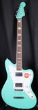 Squier Paranormal Baritone Jazzmaster HH Parchment Pickguard Sea Foam Green Electric Guitar