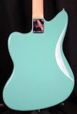 Squier Paranormal Baritone Jazzmaster HH Parchment Pickguard Sea Foam Green Electric Guitar