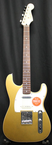 Squier Paranormal Custom Nashville Stratocaster Electric Guitar Aztek Gold