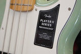 Fender Player II Precision Bass Maple Fingerboard Birch Green Electric Bass Guitar