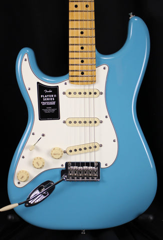 Fender Player II Stratocaster Left Handed Maple Fingerboard Electric Guitar Aquatone Blue
