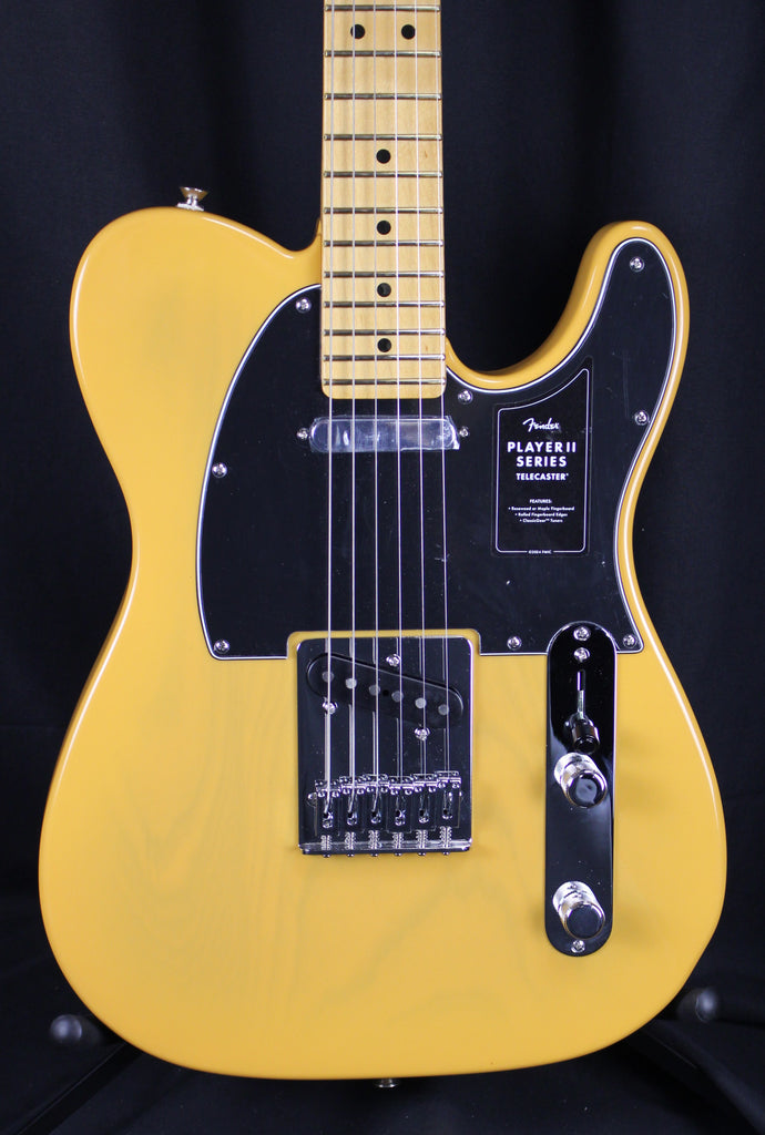 Fender Player II Telecaster Maple Fingerboard Chambered Ash Electric Guitar Butterscotch Blonde