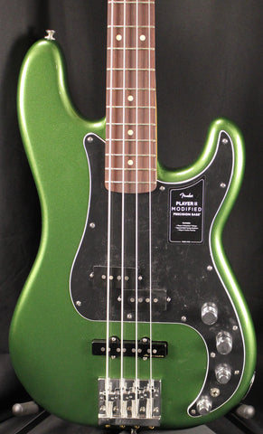 Fender Player II Modified Active Precision Bass Rosewood Fretboard Electric Bass Guitar Harvest Green Metallic