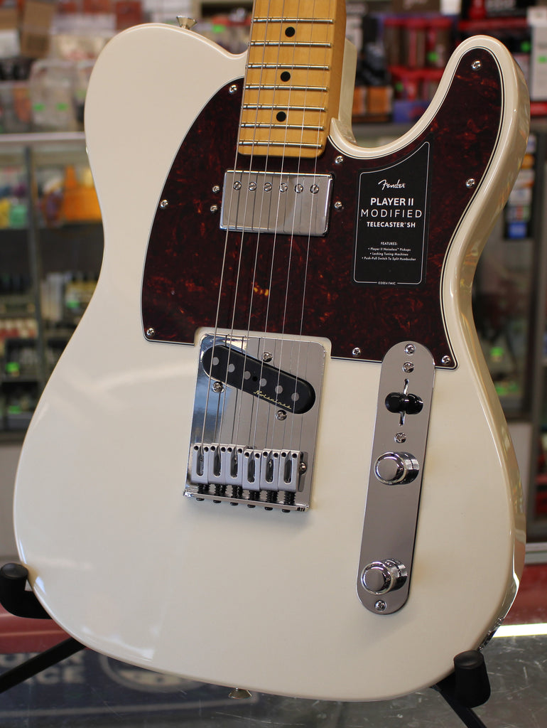 Fender Player II Modified Telecaster SH Electric Guitar Olympic Pearl w/Gigbag