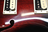 2024 PRS SE Hollowbody Standard Duncan Slash 2.0 Electric Guitar Fire Red Burst w/Case