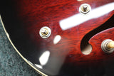 2024 PRS SE Hollowbody Standard Duncan Slash 2.0 Electric Guitar Fire Red Burst w/Case