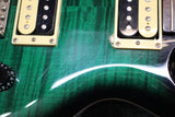 PRS SE Santana with SE 245 Pickups Electric Guitar Emerald Green