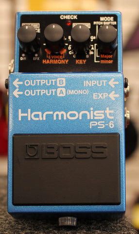 Boss PS-6 Harmonist Pitch Shifter Guitar Effects Pedal