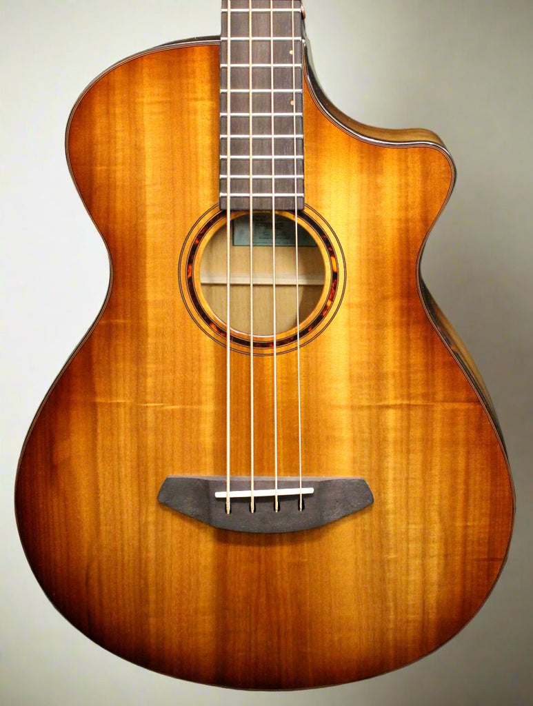 Breedlove Pursuit Exotic S CE Concerto Acoustic-Electric Bass Amber Burst