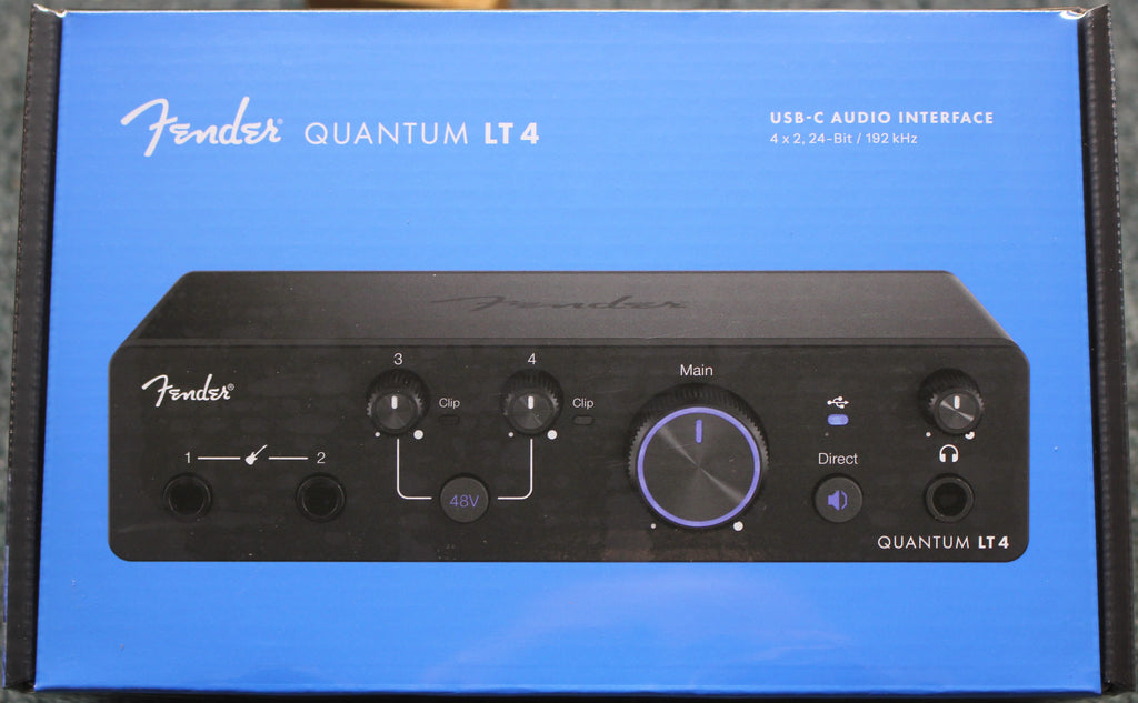 Fender PreSonus Quantum LT-4 USB-C Digital Audio Interface - Dr. Guitar Music