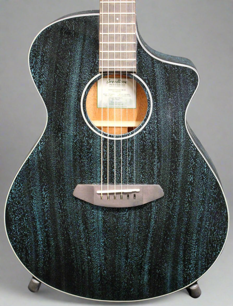 Breedlove Rainforest S Concert Midnight Blue Acoustic Electric Guitar