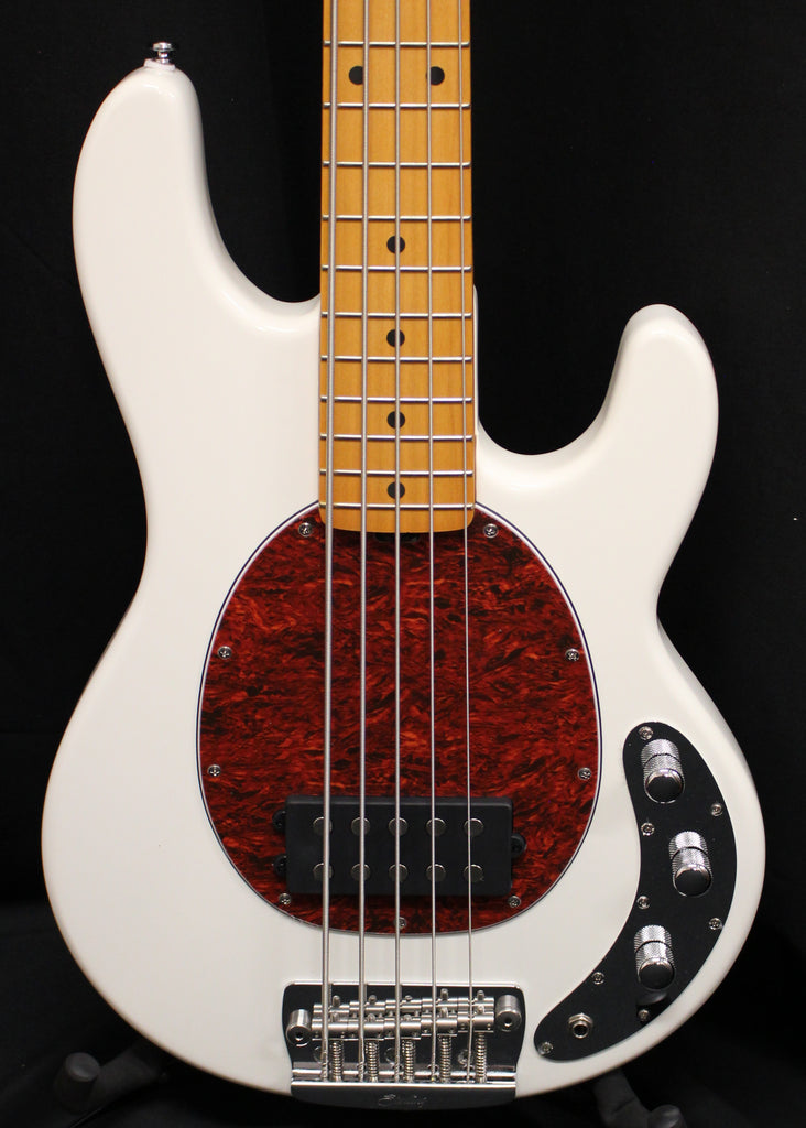 Sterling by Music Man StingRay Classic 5 RAY25CA Electric Bass Guitar Olympic White