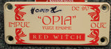 Red Witch OPIA Fuzz Engine Guitar Effects Pedal Cream & Red