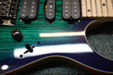 Ibanez RG Series RG470AHM Ash Body 6-String Electric Guitar Blue Moon Burst USED