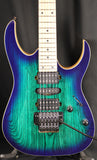 Ibanez RG Series RG470AHM Ash Body 6-String Electric Guitar Blue Moon Burst USED