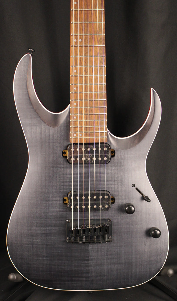 Ibanez RGA742FM 7-String Electric Guitar Transparent Grey Flat