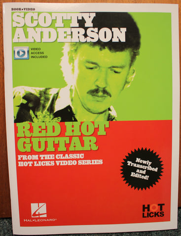 Scotty Anderson – Red Hot Guitar Instructional Book Hot Licks Audio Online