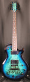 Schecter Solo-II Standard Electric Guitar Ocean Blue Burst Burl