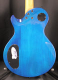 Schecter Solo-II Standard Electric Guitar Ocean Blue Burst Burl