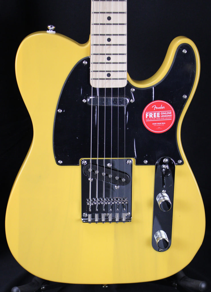 Squier Sonic Telecaster Electric Guitar Butterscotch Blonde