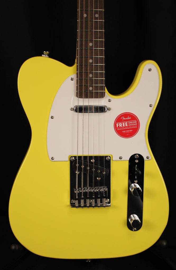 Squier Sonic Telecaster Electric Guitar Canary Yellow