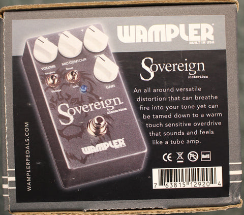 wampler sovereign distortion pedal Wampler Sovereign Distortion Pedal