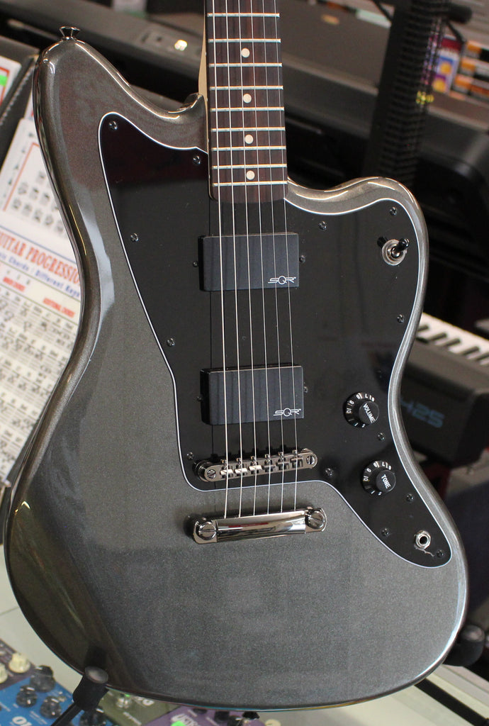2021 Squier Contemporary Jazzmaster Active HH Graphite Metallic Electric Guitar