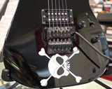 2003 Squier Showmaster HH Skull & Crossbones Electric Guitar Black Skull & Crossbones