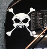 2003 Squier Showmaster HH Skull & Crossbones Electric Guitar Black Skull & Crossbones