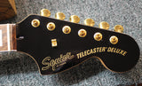 2024 Squier Paranormal Troublemaker Telecaster Deluxe Electric Guitar Black