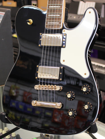 2024 Squier Paranormal Troublemaker Telecaster Deluxe Electric Guitar Black