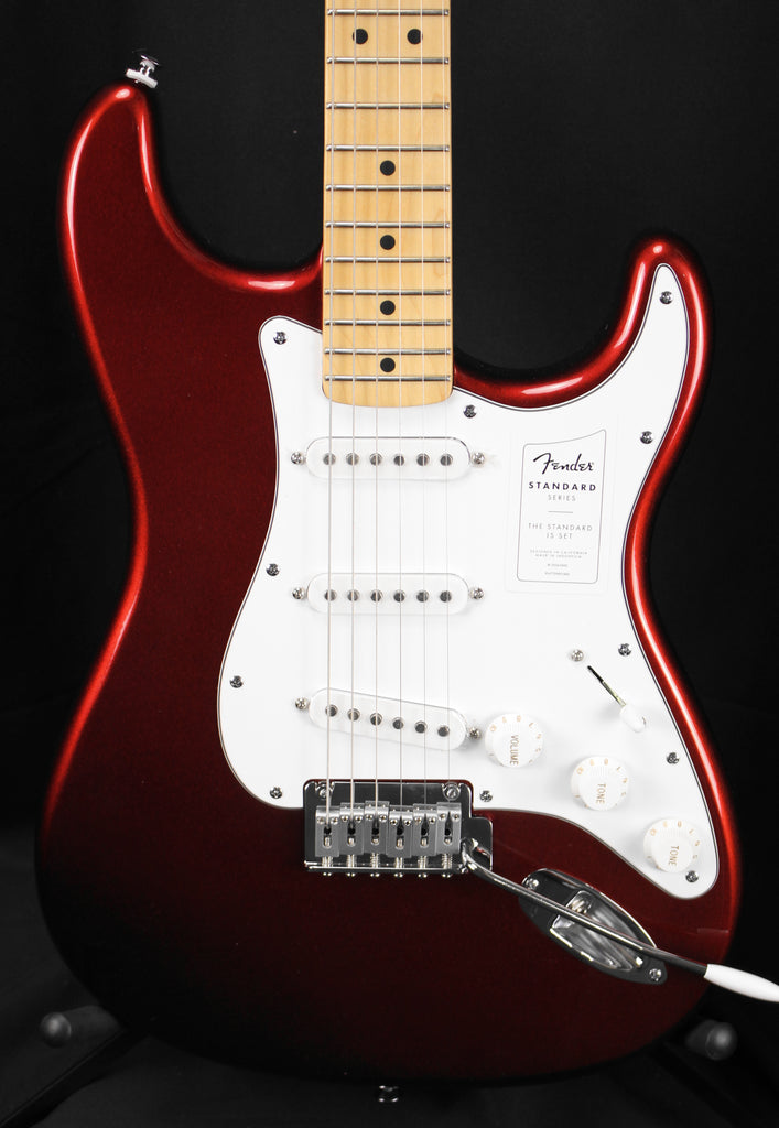 Fender Standard Stratocaster Maple Fingerboard Electric Guitar Candy Cola 8lbs 1oz
