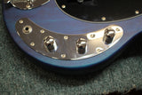 Sterling SUB StingRay Ray4 Electric Bass Guitar Trans Blue Satin