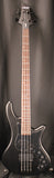 Schecter Guitar Research Stiletto Stealth-4 Electric Bass Guitar Satin Black