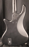 Schecter Guitar Research Stiletto Stealth-4 Electric Bass Guitar Satin Black
