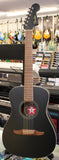 Fender Joe Strummer Campfire Acoustic Electric Guitar Black w/Gigbag