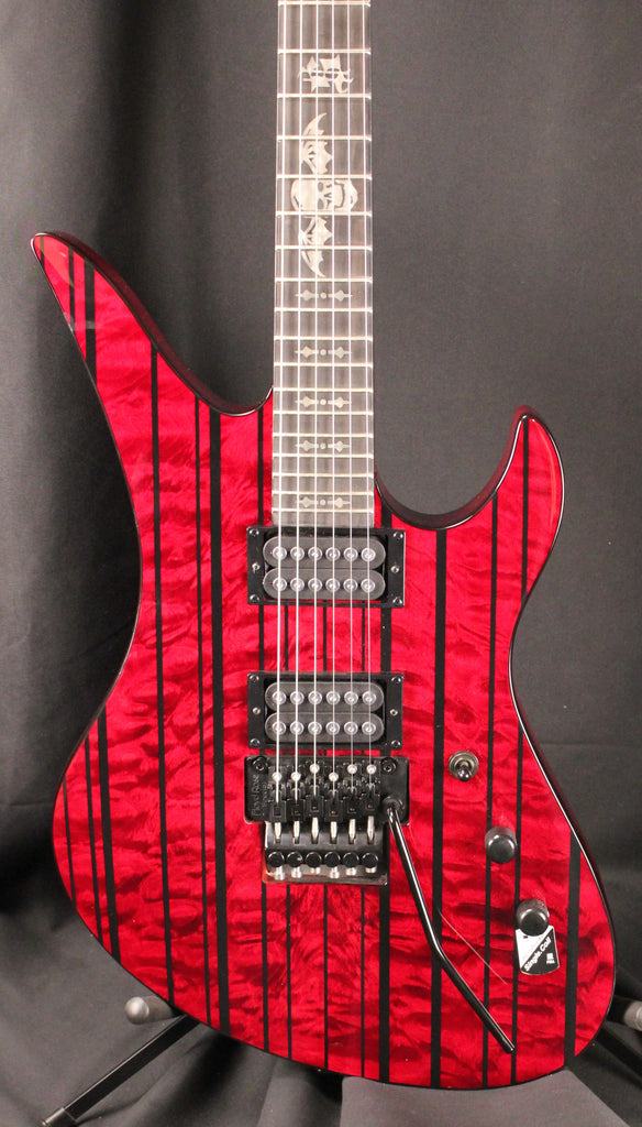 Schecter Synyster Standard Plus Floyd Rose Electric Guitar Transparent Deep Red