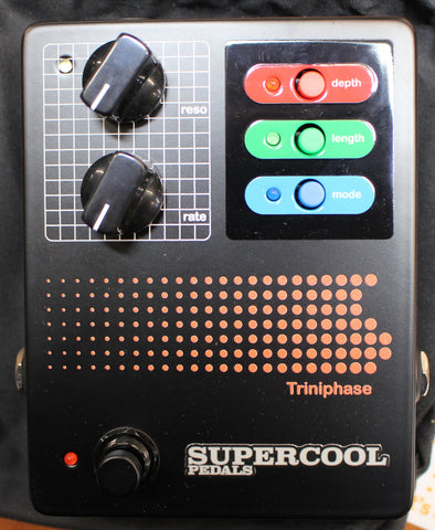 SuperCool Pedals The TRINIPHASE Phase Shifter Guitar Effects Pedal