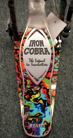 TAMA Limited-Edition 50th Anniversary Iron Cobra Power Glide Psychedelic Rainbow Single Pedal