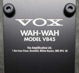 Vox V845 Wah-Wah Guitar Effects Pedal