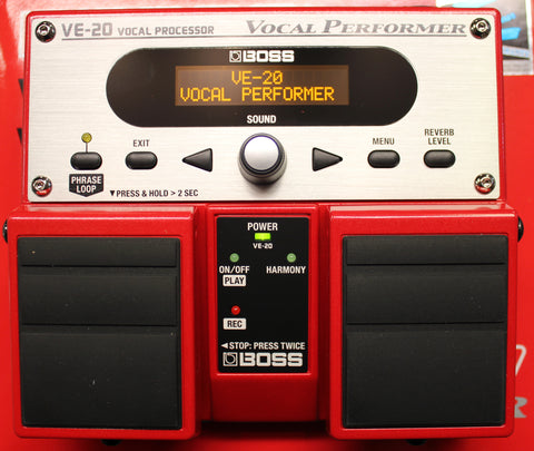 BOSS VE-20 Vocal Multi-Effects Processor Pedal