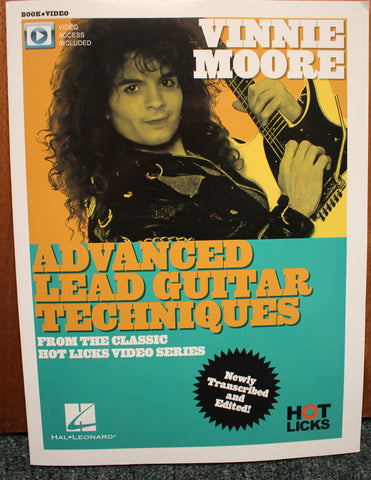 Vinnie Moore – Advanced Lead Guitar Techniques Instructional Book Hot Licks Audio Online