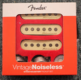 Fender 099-2115-000 Vintage Noiseless Stratocaster Pickup Set Aged White