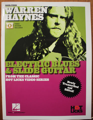 Warren Haynes – Electric Blues & Slide Guitar Book Hot Licks Audio Online