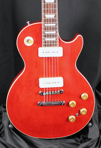 2026 Gibson Warren Haynes Les Paul Standard P-90DC Electric Guitar Vintage Cherry w/Case 9lbs 15oz