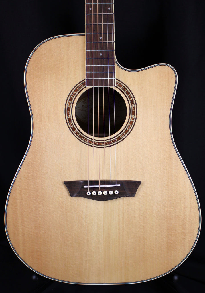 Washburn Harvest WD7SCE Dreadnought Acoustic-Electric Guitar