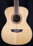 Washburn Harvest WG7S Concert Acoustic Guitar Natural