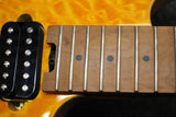 2024 EVH Wolfgang WG Standard QM Baked Maple Fretboard Electric Guitar Transparent Amber