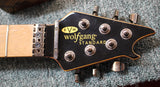 2024 EVH Wolfgang WG Standard QM Baked Maple Fretboard Electric Guitar Transparent Amber